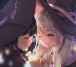  elaina_(majo_no_tabitabi) majo_no_tabitabi saya_(majo_no_tabitabi) tagme witch yuri 