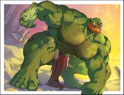  2019 arm_hair armpit_hair bald barazoku beard biceps big_muscles blizzard_entertainment body_hair bottomwear chest_hair clothing crouching facial_hair feet green_body green_nipples green_skin hair hairy hairy_feet huge_muscles humanoid leg_hair loincloth low-angle_view male moustache muscular muscular_humanoid muscular_male nipples not_furry orange_hair orc pecs plantigrade pose solo stomach_hair tusks vein veiny_muscles warcraft zoroj 