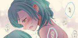  2girls aqua_hair bang_dream! cropped green_eyes hikawa_hina hikawa_sayo incest medium_hair moaning multiple_girls siblings sisters twincest twins xin_(blueramen) yuri 