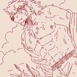  1:1 2021 anthro belt canid canine canis chest_tuft clothed clothing cloud domestic_dog dress_pants eyewear facial_hair glasses goatee hair husky long_hair low_res male mammal mitsuhisa_aotsuki morenatsu muscular muscular_male navel nordic_sled_dog open_clothing open_shirt open_topwear run_aki shirt sideburns solo spitz swamp topwear tuft undressing undressing_self wet 