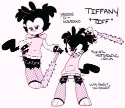  alternative_fashion animaniacs anthro armband barefoot baseball_bat bat_(object) black_body black_fur black_text blush blush_lines bottomless bracelet cheek_tuft chromatic_aberration clothed clothing crooked_tail dialogue digital_drawing_(artwork) digital_media_(artwork) dot_eyes dreamyskullz english_text evil_grin facial_tuft fan_character feet female fishnet_clothing fishnet_leggings fishnet_legwear flat_chested flat_colors full-length_portrait fur goth hand_on_hip handwritten_text holding_object holding_weapon hoodie inkblot jewelry leaning_on_object legband leggings legwear mammal model_sheet multicolored_body multicolored_fur nailed_bat pastel_goth pink_blush pink_clothing pink_hoodie pink_nose pink_topwear plantigrade portrait pose sharp_teeth signature simple_background smile smug solo spiked_armband spiked_bracelet spiked_legband spikes standing tail teeth text tiffany_(dreamyskullz) topwear tuft twintails two_tone_body two_tone_fur warner_brothers weapon white_background white_body white_fur young 