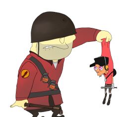  flipkos nickelodeon ren_and_stimpy scout_(team_fortress_2) soldier_(team_fortress_2) team_fortress_2 valve 