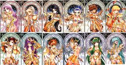  6+girls :p adapted_costume angel angel_wings aqua_hair aquarius_(symbol) aquarius_(zodiac) aquarius_camus aries_(symbol) aries_(zodiac) aries_muu armor ass beads bikini_armor black_hair blonde_hair blue_eyes blue_hair boots breasts brown_eyes cancer_(symbol) cancer_(zodiac) cancer_death_mask capricorn_(symbol) capricorn_(zodiac) capricorn_shura cleavage closed_eyes double_bun fangs fighting_stance flower future_studio_(artist) gemini_(symbol) gemini_(zodiac) gemini_saga genderswap_(mtf) gold_armor gold_saint green_eyes green_hair hair_bun halo hand_on_own_hip helm helmet highres large_breasts leo_(symbol) leo_(zodiac) leo_aiolia libra_(symbol) libra_(zodiac) libra_douko light_purple_hair long_hair magic_circle medium_breasts midriff mu_fengchun multiple_girls navel one_eye_closed pisces_(symbol) pisces_(zodiac) pisces_aphrodite pointing ponytail prayer_beads purple_hair red_eyes red_hair rose rule_63 sagittarius_(symbol) sagittarius_(zodiac) sagittarius_aioros saint_seiya scorpio_(symbol) scorpio_(zodiac) scorpio_milo scorpion shield shiny short_hair sitting smile spiked_hair tail taurus_(symbol) taurus_(zodiac) taurus_aldebaran tears thigh_boots thighhighs tongue tongue_out very_long_hair virgo_(symbol) virgo_(zodiac) virgo_shaka weapon wings zodiac zodiac_wheel 