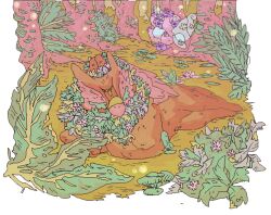  2015 2n2n ambiguous_gender duo feral forest grass nature neopet_(species) neopets plant tree yurble 