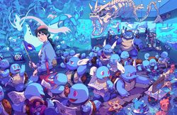  alomomola aquarium backpack bag bandages blastoise blue_theme blush blush_stickers brock_(pokemon) bryce_kho character_pin clamperl closed_eyes corsola drinking_straw english_text feebas finneon flag frillish frillish_(female) frillish_(male) glasses gyarados hat highres holding holding_pencil jellicent jellicent_(male) juice_box kabuto_(pokemon) kasumi_(pokemon) kyogre lanyard lumineon luvdisc lying mantine mantyke milotic notice_lines octillery omanyte on_back original paper pencil pikachu piplup plant poke_ball pokemon pokemon_(anime) pokemon_(classic_anime) pokemon_(creature) psyduck pyukumuku reflection relicanth remoraid sash satoshi_(pokemon) sharpedo shellder shellos shellos_(east) shellos_(west) sign skeleton slowbro spheal squirtle squirtle_squad starmie staryu sunglasses suspenders sweat sweatdrop tentacool tirtouga too_many wartortle water wishiwashi wishiwashi_(solo) wooper 