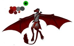  animal_humanoid anthro armor aydaharart claws dragon dragon_humanoid european_mythology green_eyes horn humanoid long_tail male mythological_creature mythological_scalie mythology red_body red_skin ren(aydaharart) scalie tail western_dragon wings wyvern wyvern_humanoid 