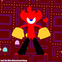  1:1 bandai_namco blinky_(pac-man) ghost hi_res horn humanoid josh_the_ultra_dimensional_being male pac-man_(series) solo spirit 