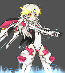  bad_id bad_pixiv_id closed_mouth code:_nemesis_(elsword) crown elsword eve_(elsword) facial_mark female grey_hair highres long_hair looking_at_viewer mechanical_wings morumoru00 simple_background wings yellow_eyes 