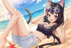  animal_ears beach catgirl karyl princess_connect! tagme_(artist) water 