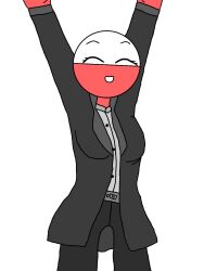  countryhumans countryhumans_girl grimfalas only_female poland poland_(countryhumans) safe white_background 