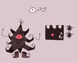  1_eye ambiguous_gender black_body boots christmas clothing duo elemental_creature floating_arms floating_legs flora_fauna footwear heart_symbol holidays plant rudyful smile stick_arms toymaker_(artist) tree 