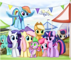  anthro applejack_(mlp) blonde_hair blue_body blue_eyes blue_feathers blue_fur blue_scales bonbon_(mlp) clothing cowboy_hat ctb-36 cutie_mark derpy_hooves dragon earth_pony equid equine feathered_wings feathers female feral fluttershy_(mlp) flying friendship_is_magic fur green_body green_eyes green_fur grey_body grey_fur group hair hasbro hat headgear headwear horn horse lyra_heartstrings_(mlp) male mammal multicolored_hair multicolored_tail my_little_pony mythological_creature mythological_equine mythological_scalie mythology orange_body orange_fur outside pegasus pink_body pink_fur pink_hair pinkie_pie_(mlp) pony purple_body purple_eyes purple_fur purple_hair rainbow_dash_(mlp) rainbow_hair rainbow_tail rarity_(mlp) scales scalie sky spike_(mlp) tail twilight_sparkle_(mlp) two_tone_hair unicorn white_body white_fur wings wood yellow_body yellow_feathers yellow_fur young young_anthro 