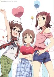  akizuki_ritsuko amami_haruka hagiwara_yukiho megane possible_duplicate the_idolm@ster 