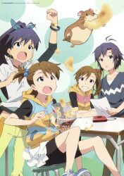  bike_shorts futami_ami futami_mami ganaha_hibiki kikuchi_makoto possible_duplicate the_idolm@ster 