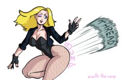  artist_request ass black_canary bump_thread bumping_thread dc dc_comics dinah_lance green_arrow_(series) superheroine thread_bump thread_bumping 