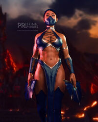  1girls 3d 3d_(artwork) assassin athletic athletic_female belly big_breasts black_hair breasts busty cleavage curvy dark_hair daz3d daz_studio edenian female female_focus female_only fit fully_clothed huge_breasts iray kitana kunoichi large_breasts legs long_hair midway midway_games mortal_kombat mortal_kombat_(2011) mortal_kombat_11 muscular muscular_female navel netherrealm_studios pinup pose posing princess pristinerenders realistic render royalty solo standing thick thick_legs thick_thighs thin_waist voluptuous watermark wide_hips 