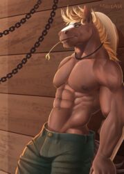  animal_genitalia furry furry_male gay horse horse_penis horsecock mareau nsfw 