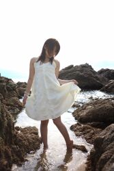  dress iori ocean photo rock rocks summer_dress sundress 