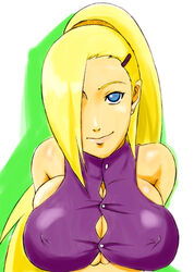  blonde_hair female ino_yamanaka naruto naruto_(series) solo sunahara_wataru 