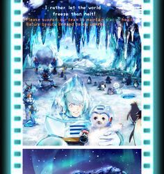  6+boys absolute_0 android aurora bird blizzard_man bottle chill_man cold_man cosplay english_text engrish_text female film_strip film_strip_border fishing fishing_line fishing_rod freeze_man frost_man glint grin helmet highres holding holding_bottle holding_fishing_rod ice ice_man icicle looking_at_viewer mega_man_&amp;_bass mega_man_(character) mega_man_(character)_(cosplay) mega_man_(classic) mega_man_(series) mega_man_1 mega_man_10 mega_man_6 mega_man_7 mega_man_8 mega_man_9 multiple_boys penguin photoshop_(medium) ranguage robot scarf seal_(animal) sitting smile snowball snowball_fight snowman soda_bottle splash_woman standing star_(symbol) sunglasses water yellow_eyes 