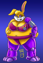  2015 anthro archie_comics asian_clothing bare_shoulders belly big_belly big_breasts bottomwear bra breasts bunnie_rabbot cleavage clothed clothing cybernetic_arm cybernetic_limb cybernetics cyborg east_asian_clothing female fur hair half-closed_eyes huge_belly japanese_clothing lagomorph leporid looking_at_viewer machine mammal mawashi narrowed_eyes navel obese obese_anthro obese_female open_mouth overweight overweight_anthro overweight_female prosthetic prosthetic_arm prosthetic_limb rabbit robotic_leg robotic_legs royaljellysandwich sega smile smiling_at_viewer solo sonic_the_hedgehog_(archie) sonic_the_hedgehog_(comics) sonic_the_hedgehog_(series) standing strapless_bra strapless_clothing strapless_underwear sumo sumo_wrestling topwear underwear 