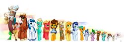  2017 absurd_res anthro big_macintosh_(mlp) blue_hair braeburn_(mlp) breezie_(mlp) brown_hair buckteeth button_mash_(mlp) cheese_sandwich_(mlp) chimera clothed clothed_feral clothing cutie_mark discord_(mlp) draconequus dragon earth_pony equid equine eye_patch_(marking) eyewear facial_markings fairy feathered_wings feathers female feral freckles friendship_is_magic glasses green_eyes group hair hasbro hat head_markings headgear headwear hi_res hooves horn horse male mammal markings mouth_hold multicolored_hair my_little_pony mythological_creature mythological_equine mythological_scalie mythology open_mouth patch_(marking) pegasus pipsqueak_(mlp) pony pound_cake_(mlp) propeller_hat rumble_(mlp) scalie seabreeze_(mlp) shining_armor_(mlp) smile snails_(mlp) snips_(mlp) soarin_(mlp) spike_(mlp) tail teeth troubleshoes_(mlp) tsitra360 two_tone_hair unicorn wings wonderbolts_(mlp) young young_anthro young_feral zephyr_breeze_(mlp) 