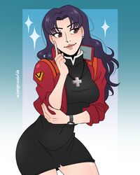  dangerousbride katsuragi_misato misato_katsuragi neon_genesis_evangelion safe_for_work sfw 