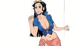  adorable animated big_breasts black_eyes black_hair blue_eyes breasts canon chopper concerned female funny long_nose male meme mp4 nico_robin one_piece pirate pirates post-timeskip scared scared_expression sound straw_hat_pirates sunglasses sunglasses_on_head thick_thighs tony_tony_chopper usopp video void_dot_exe wide_hips 