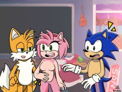  1girl2boys 1girls 2boys 2boys1girl amy_rose anthro clothes_removed imminent_ntr imminent_sex naked naked_anthro naked_boy naked_female naked_girls naked_male nude nude_female nude_male safe safe_for_work sonic_(series) sonic_the_hedgehog sonic_the_hedgehog_(series) tails tails_the_fox youtube youtuber youtubers 