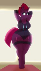  absurd_res anthro anthrofied big_breasts breasts broken_horn cleavage clothed clothing coatieyay equid equine female friendship_is_magic hasbro hi_res horn mammal my_little_pony my_little_pony:_the_movie_(2017) mythological_creature mythological_equine mythology solo tempest_shadow_(mlp) thick_thighs unicorn wide_hipped_female wide_hips 