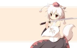  inubashiri_momiji katana sword touhou wolfgirl 