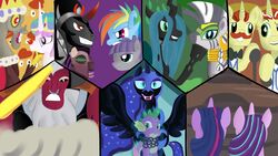  16:9 alicorn arthropod black_body black_feathers brother_(lore) brothers_(lore) changeling chimera discord_(mlp) draconequus dragon earth_pony equid equine feathered_wings feathers female feral flam_(mlp) flim_(mlp) friendship_is_magic group hasbro hi_res horn horse jbond king_sombra_(mlp) male mammal maud_pie_(mlp) my_little_pony mythological_creature mythological_equine mythological_scalie mythology nightmare_moon_(mlp) pony princess_celestia_(mlp) queen_chrysalis_(mlp) rainbow_dash_(mlp) scalie sibling_(lore) spike_(mlp) starlight_glimmer_(mlp) stripes tail tirek_(mlp) twilight_sparkle_(mlp) twins_(lore) unicorn wallpaper widescreen wings zebra zecora_(mlp) 