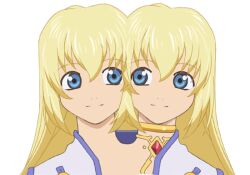  2_heads animated blonde_hair blue_eyes blush closed_eyes tagme two_heads what 