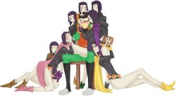  black_hair blush book cape cartoon_network chair dc_comics dick_grayson female glasses green_shoes mask multiple_persona pink_shoes pixiv_manga_sample purple_shoes raven raven_(dc) reading robin robin_(dc) shoes sitting teen_titans yellow_shoes 