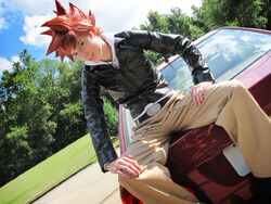  1boy cosplay ookido_shigeru photo pokemon 