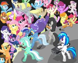  aloe_(mlp) anthro apple_bloom_(mlp) applejack_(mlp) berry_punch_(mlp) blue_body blue_feathers blue_fur bonbon_(mlp) carrot_top_(mlp) cheerilee_(mlp) cutie_mark cutie_mark_crusaders_(mlp) derpy_hooves dragon earth_pony equid equine feathered_wings feathers female fluttershy_(mlp) friendship_is_magic fur group guitar hair hasbro horn horse large_group lotus_(mlp) lyra_heartstrings_(mlp) male mammal mayor_mare_(mlp) minuette_(mlp) multicolored_hair musical_instrument my_little_pony mythological_creature mythological_equine mythological_scalie mythology octavia_(mlp) pegasus pinkie_pie_(mlp) plucked_string_instrument pony purple_body purple_fur purple_hair rainbow_dash_(mlp) rainbow_hair rarity_(mlp) scalie scootaloo_(mlp) shutterflye spike_(mlp) string_instrument sweetie_belle_(mlp) tail trixie_(mlp) twilight_sparkle_(mlp) two_tone_hair unicorn vinyl_scratch_(mlp) wings yellow_body yellow_feathers young young_anthro 