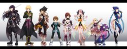  4boys 4girls alvin_(tales) alvin_(tales)_(cosplay) boots canine commentary_request cosplay elize_lutus elize_lutus_(cosplay) estellise_sidos_heurassein flynn_scifo full_body group_picture highres in-franchise_crossover jude_mathis jude_mathis_(cosplay) judith_(tales) karol_capel keiko_rin knee_boots leia_rolando leia_rolando_(cosplay) letterboxed milla_maxwell milla_maxwell_(cosplay) multiple_boys multiple_girls patty_fleur photoshop_(medium) presa_(tales) presa_(tales)_(cosplay) purple_footwear raven_(tales) repede_(tales) rita_mordio rowen_j._ilbert rowen_j._ilbert_(cosplay) tales_of_(series) tales_of_vesperia tales_of_xillia teepo_(tales) teepo_(tales)_(cosplay) wingul_(tales) wingul_(tales)_(cosplay) yuri_lowell 