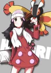  cap dawn_(pokemon) guriko_(mossari) hat mothim pixiv_manga_sample pokemon pokemon_(game) pokemon_dppt scarf wormadam 