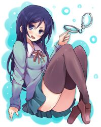  aragaki_ayase ariaridoradora black_hair blue_eyes commentary_request cuffs female handcuffs highres long_hair ore_no_imouto_ga_konna_ni_kawaii_wake_ga_nai school_uniform 