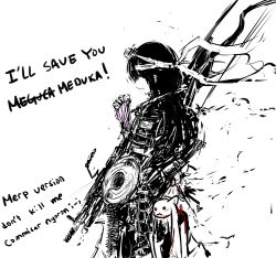  absurdres akemi_homura bad_link blood english_text engrish_text female female_pervert gun headband heavy_machine_gun highres holding holding_clothes holding_panties holding_underwear kyuubee long_hair machine_gun mahou_shoujo_madoka_magica mahou_shoujo_madoka_magica_(anime) merpperoni monochrome nosebleed panties pervert ranguage shield solo spot_color striped_clothes striped_panties underwear weapon 