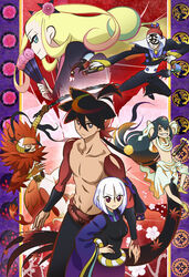  higaki_rinne hiteihime_(katanagatari) katanagatari souda_emonzaemon togame yasuri_shichika 